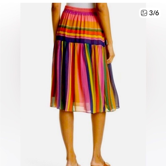 Farm Rio Multi-Color Striped Midi - Picture 7 of 7